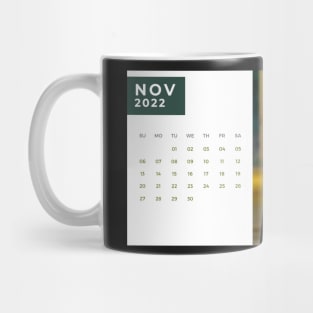 Calendar 2022 November with Korean Dramas Mug